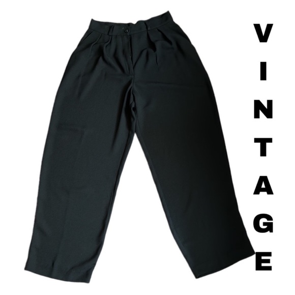 Vintage Pants - Vintage pleated front trousers